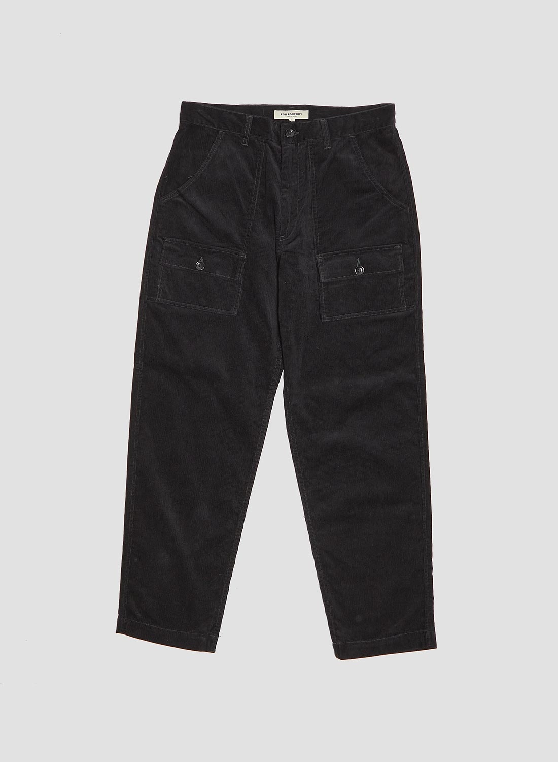 FOB Factory Corduroy Bush Pants Black - 1