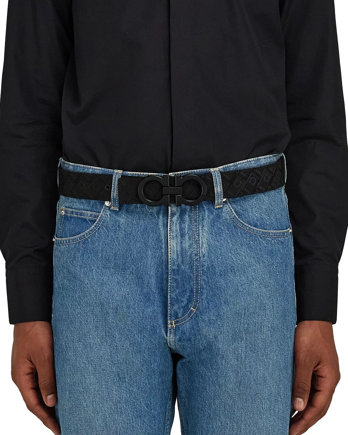 Men's Fixed Gancini Belt - 2