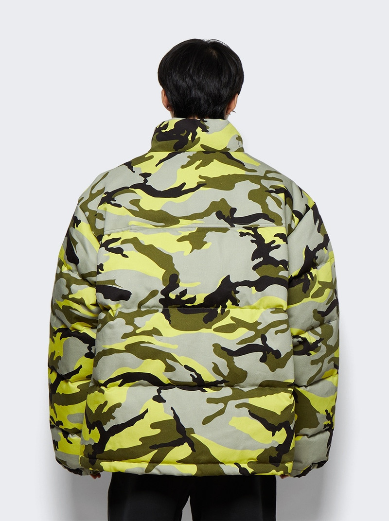 Neon Camo Logo Puffer Jacket Neon Camo 5
