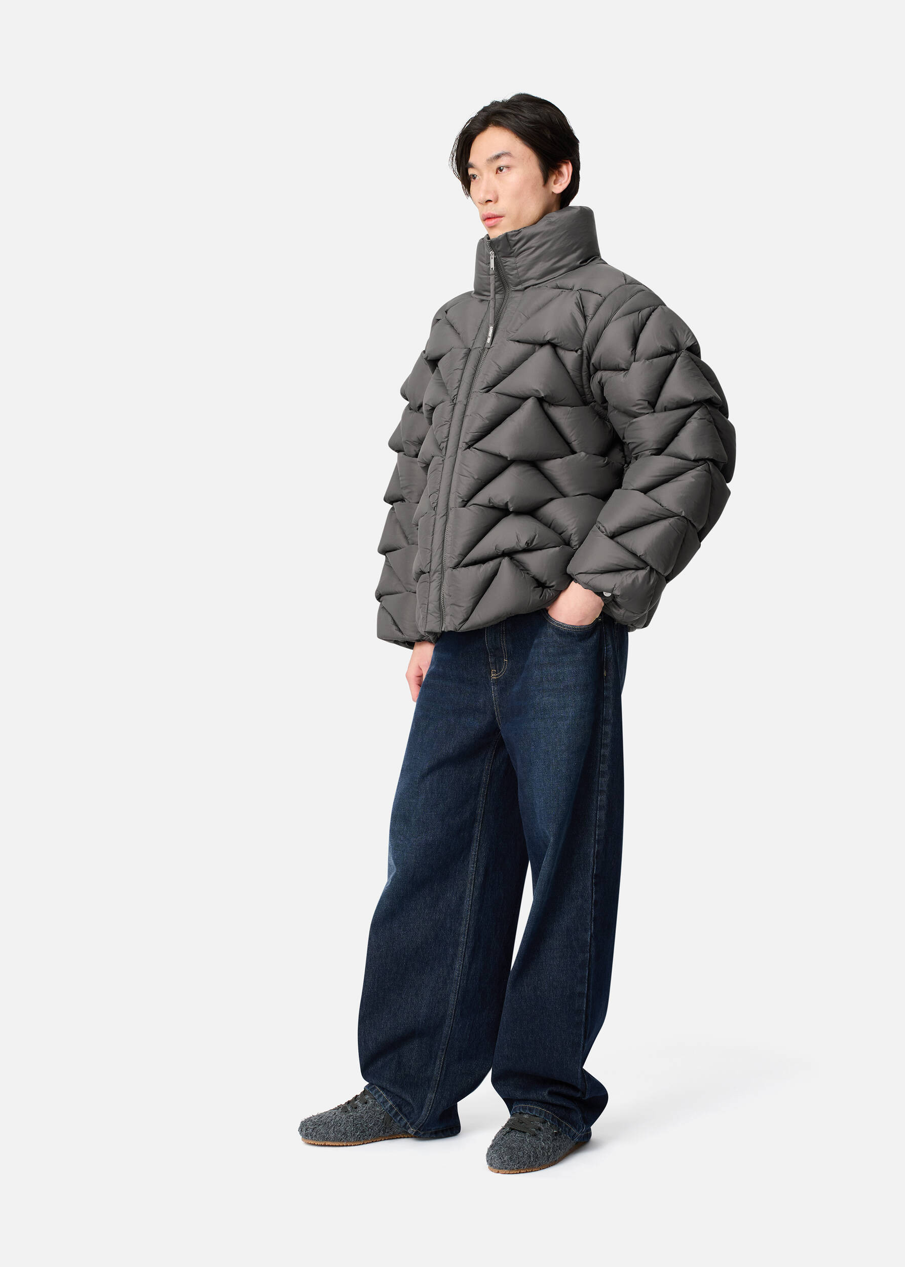 Knit Puffer Jacket - 8