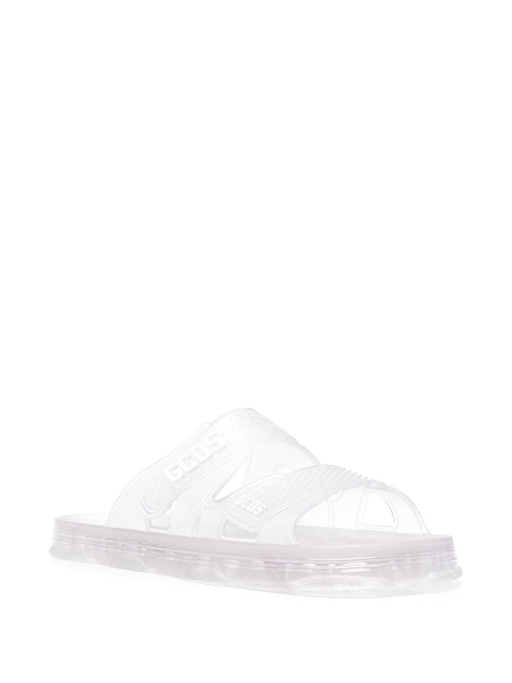 logo-detail open-toe slides - 2