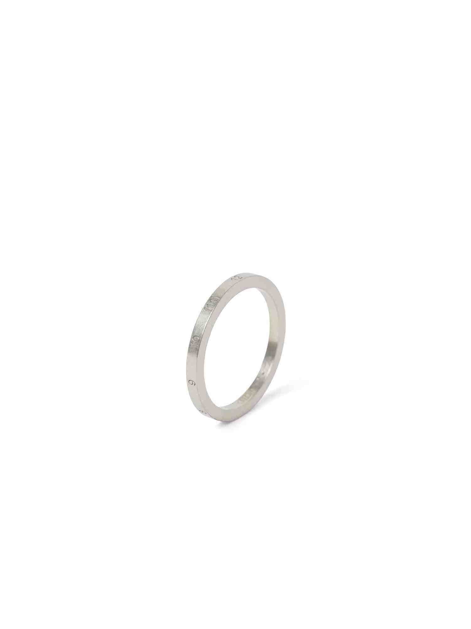 Numerical 2mm Rings in Silver - 2