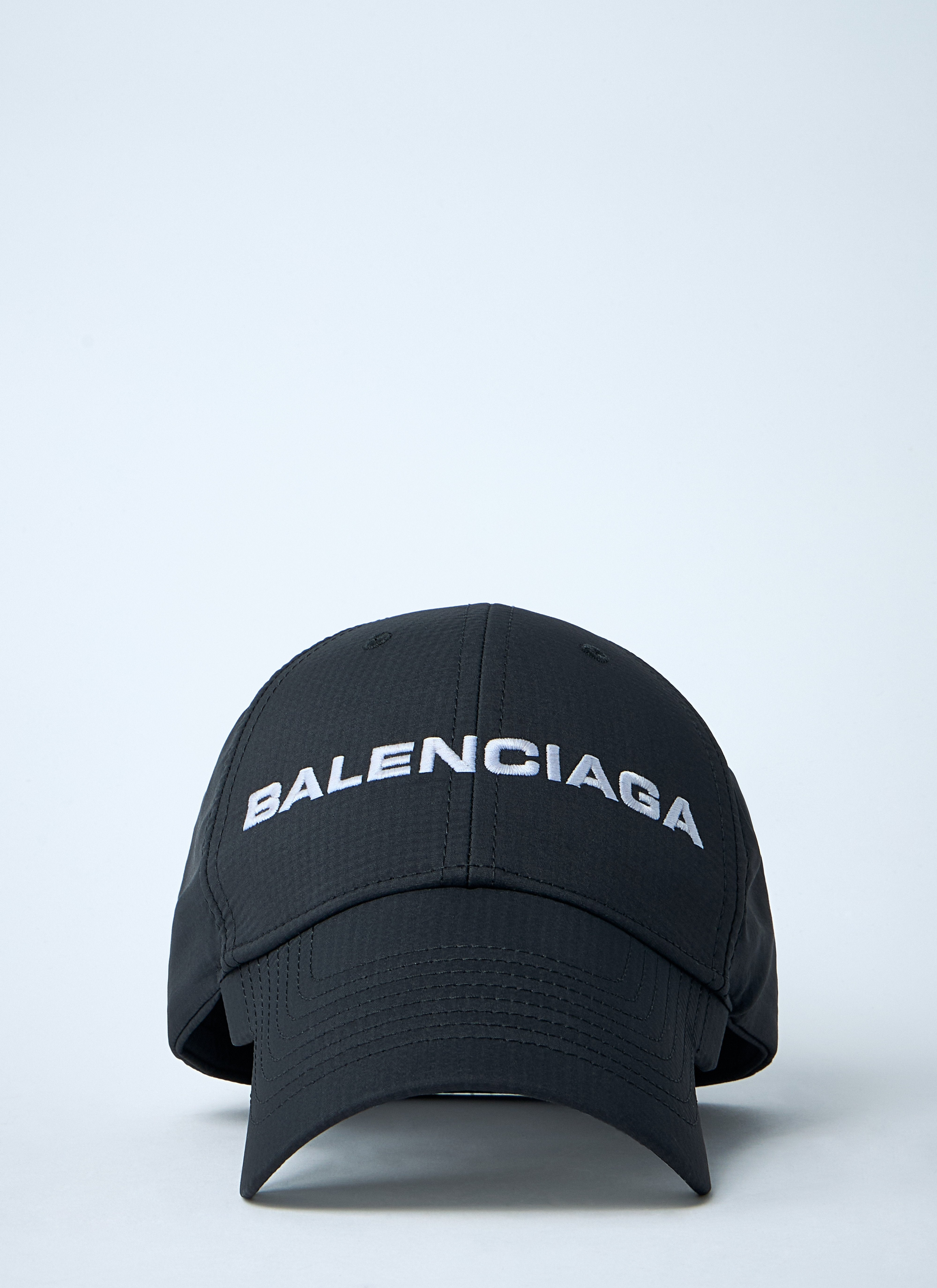 Balenciaga Men Logo Motif Baseball Cap - 5