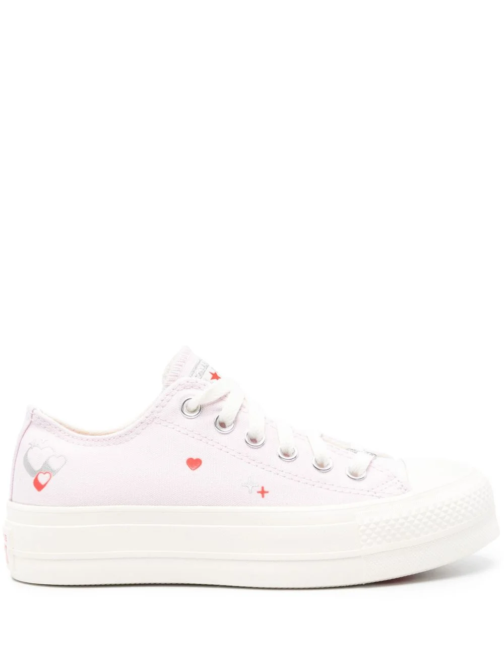 (WMNS) 가로 척 테일러 모든 별 리프트 플랫폼 Y2K 하트 낮은 탑 'Pale Pink' A09115C - 1
