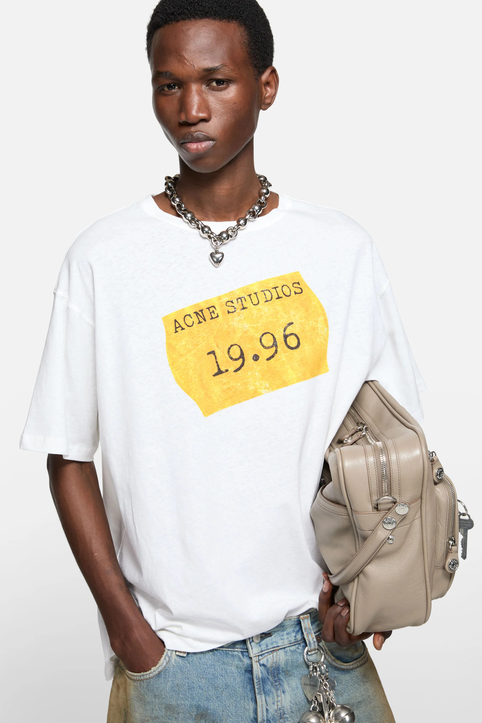 Logo t-shirt - Optic White - 4