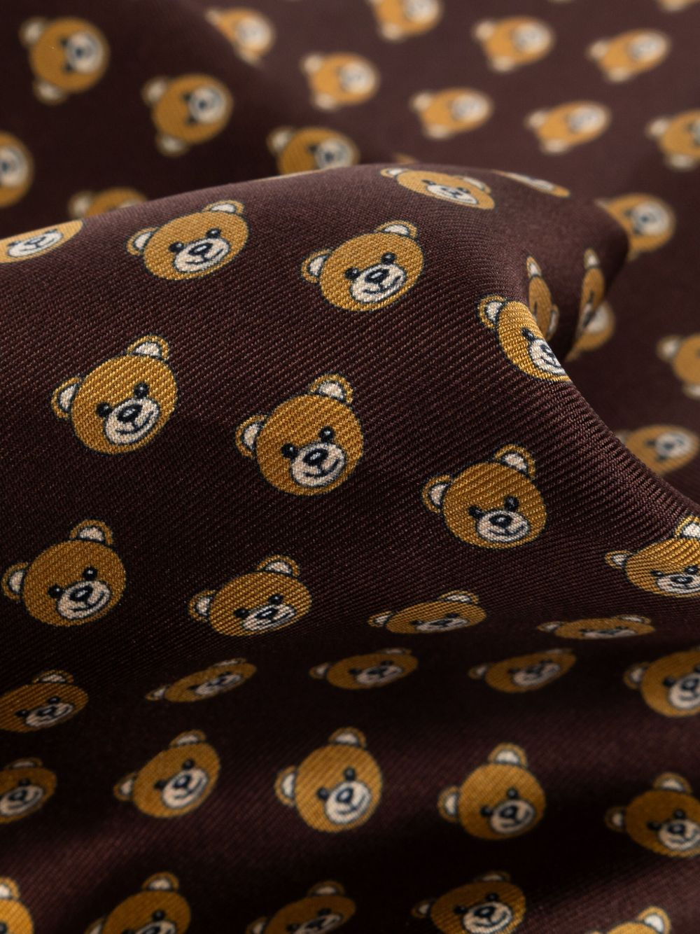 teddy-bear print pocket square - 3