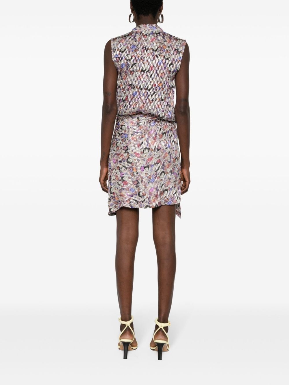 Kayla mini wrap dress - 4