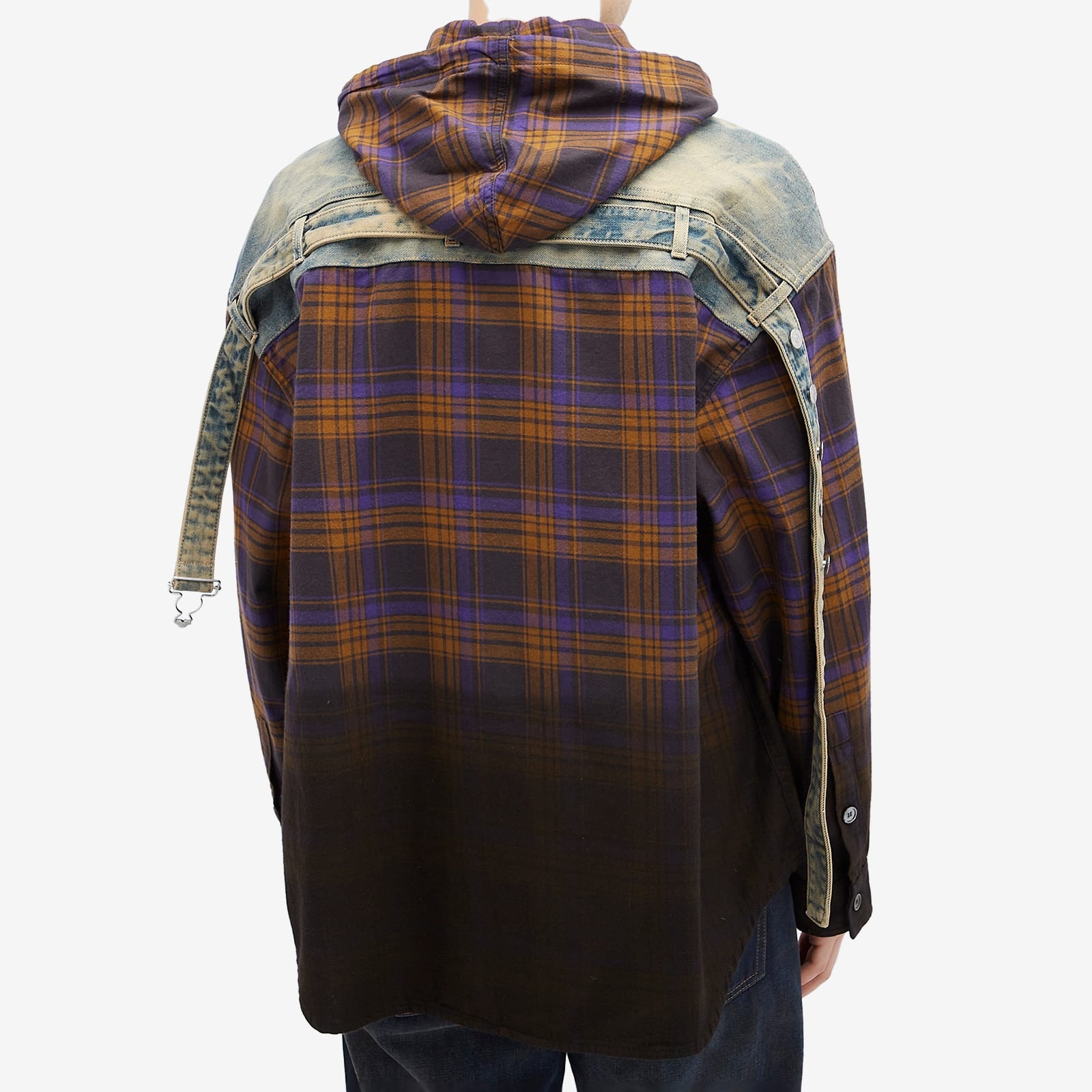 Acne Studios Saffia Washed Flannel Check Overshirt - 3