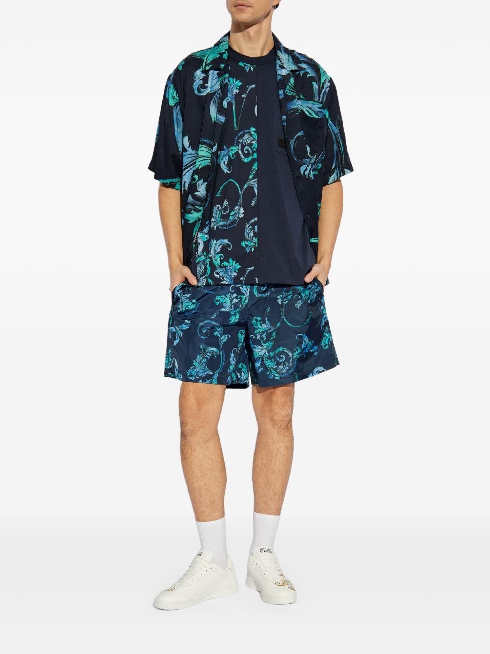 Barocco-print shirt - 2
