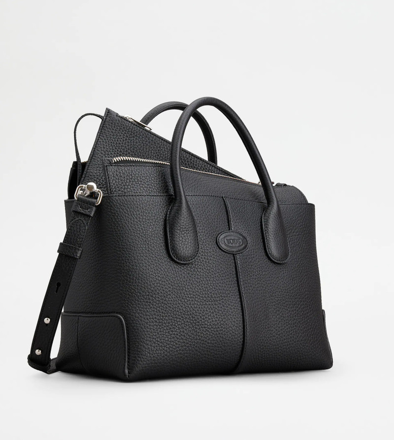 TOD'S DI BAG IN LEATHER SMALL - BLACK 3