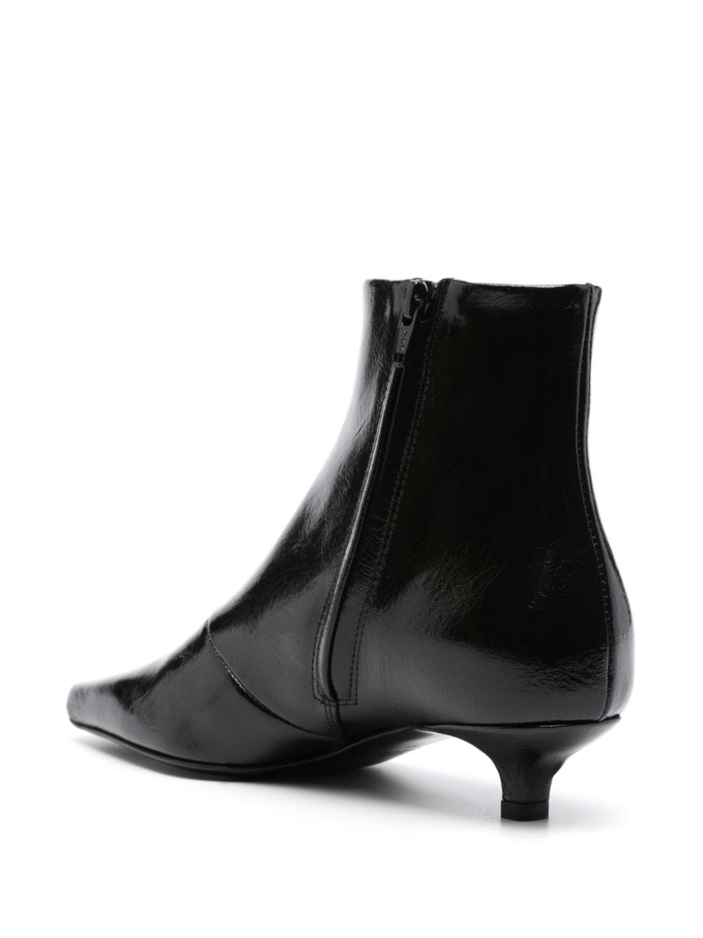 40mm leather ankle boots - 3