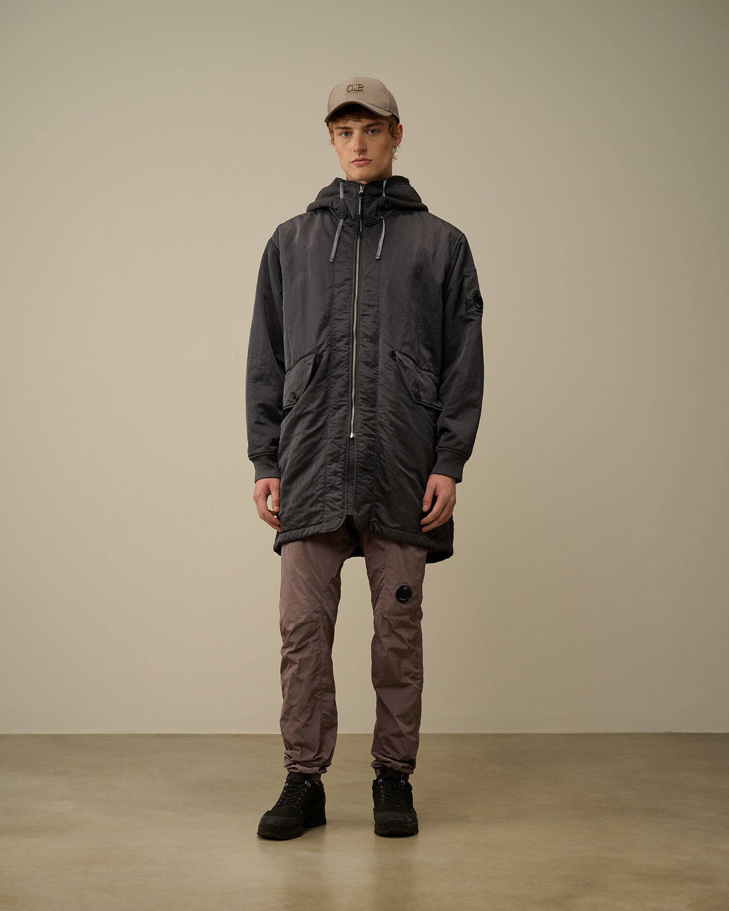Nylon B Lined Hooded Parka - 7