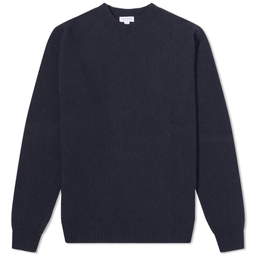 Sunspel Lambswool Crew Knit - 1