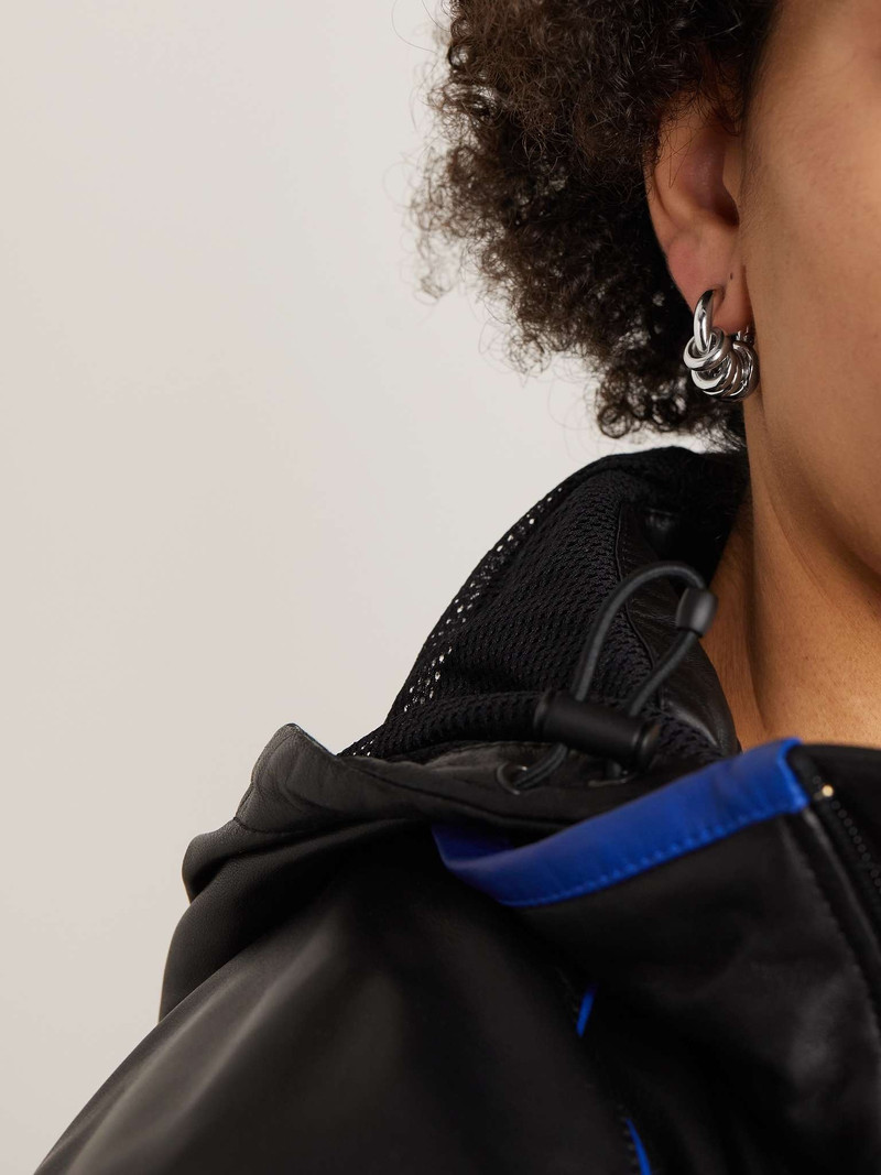 BALENCIAGA Force Skate Sterling Silver Single Hoop Earring outlook