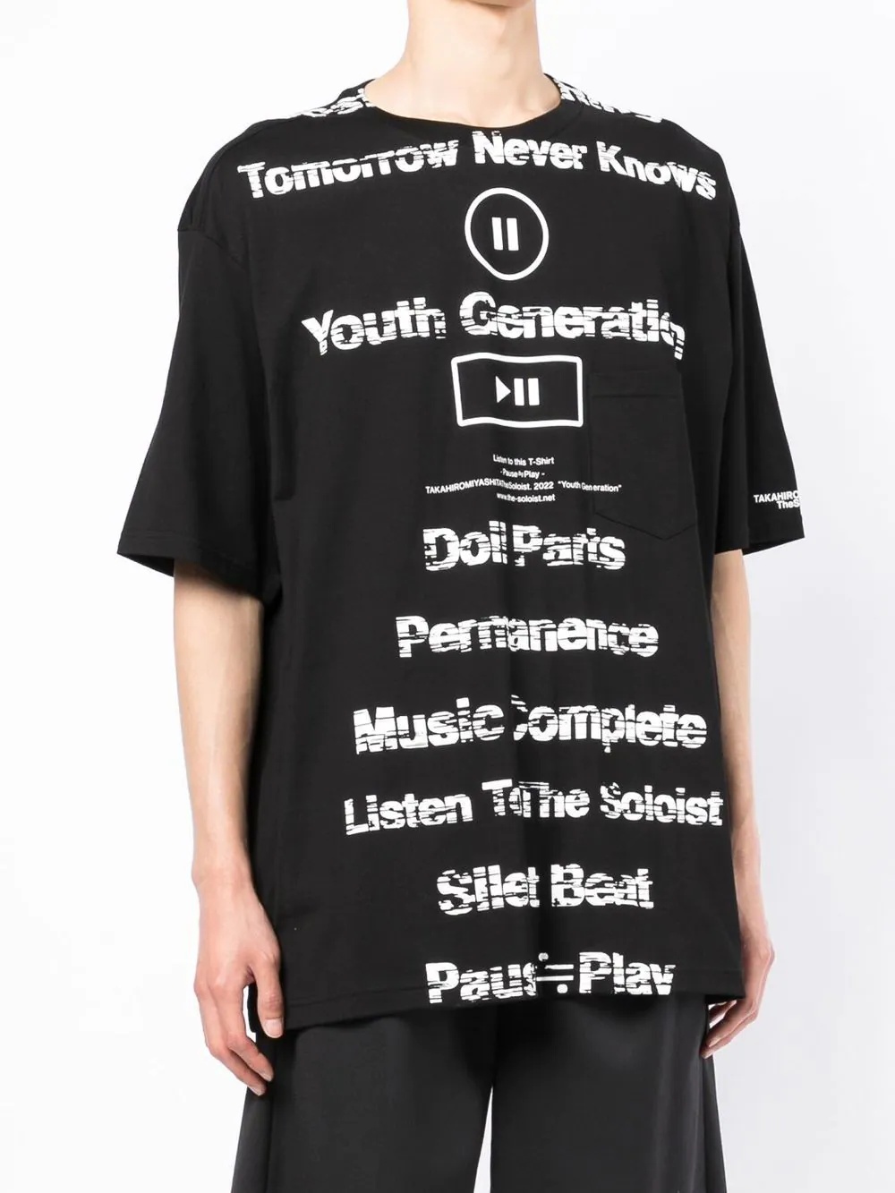 slogan-print short-sleeve T-shirt - 3