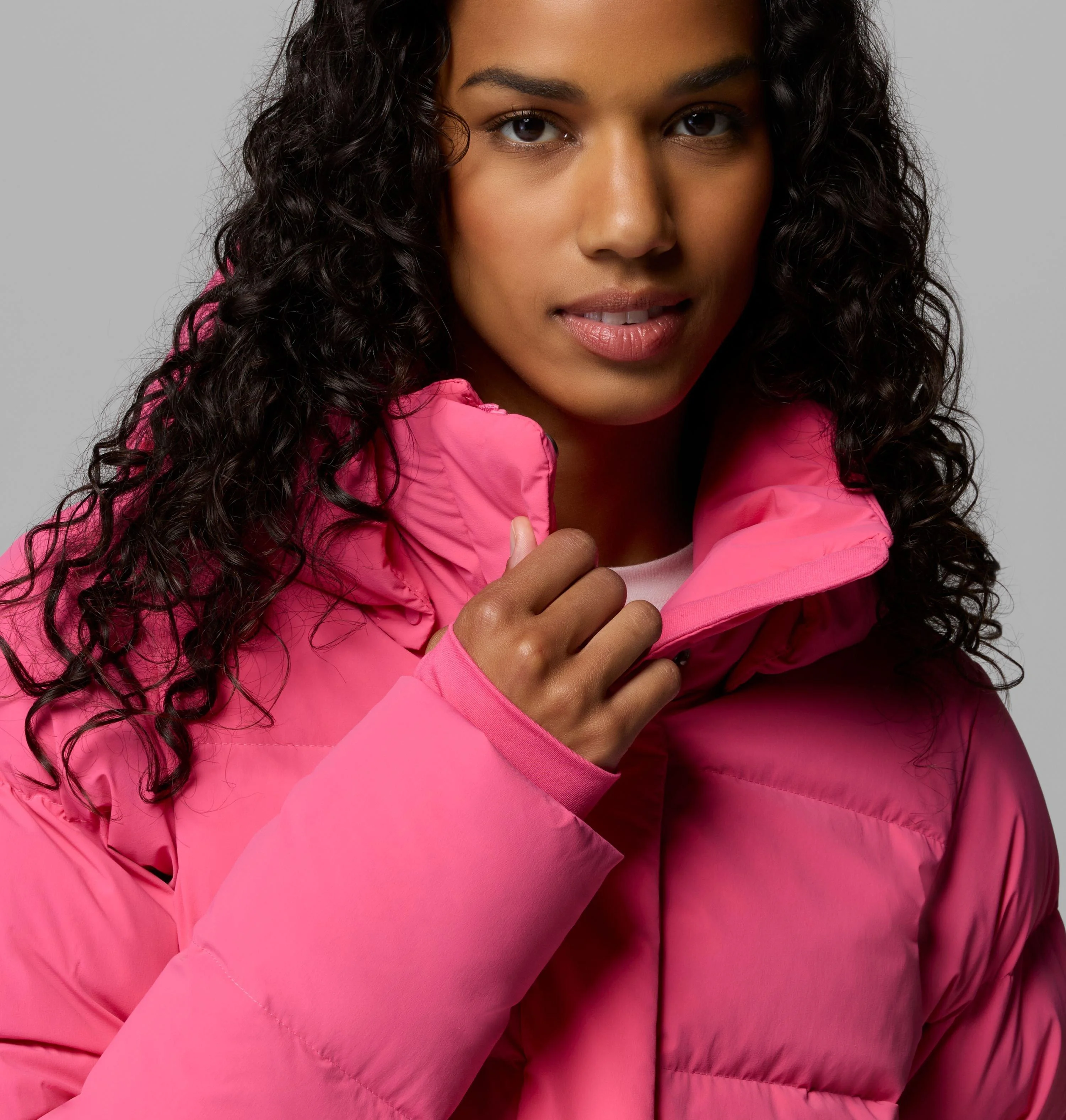 Columbia Women's Amaze Puff Hooded Jacket - 2133711#657 | REVERSIBLE