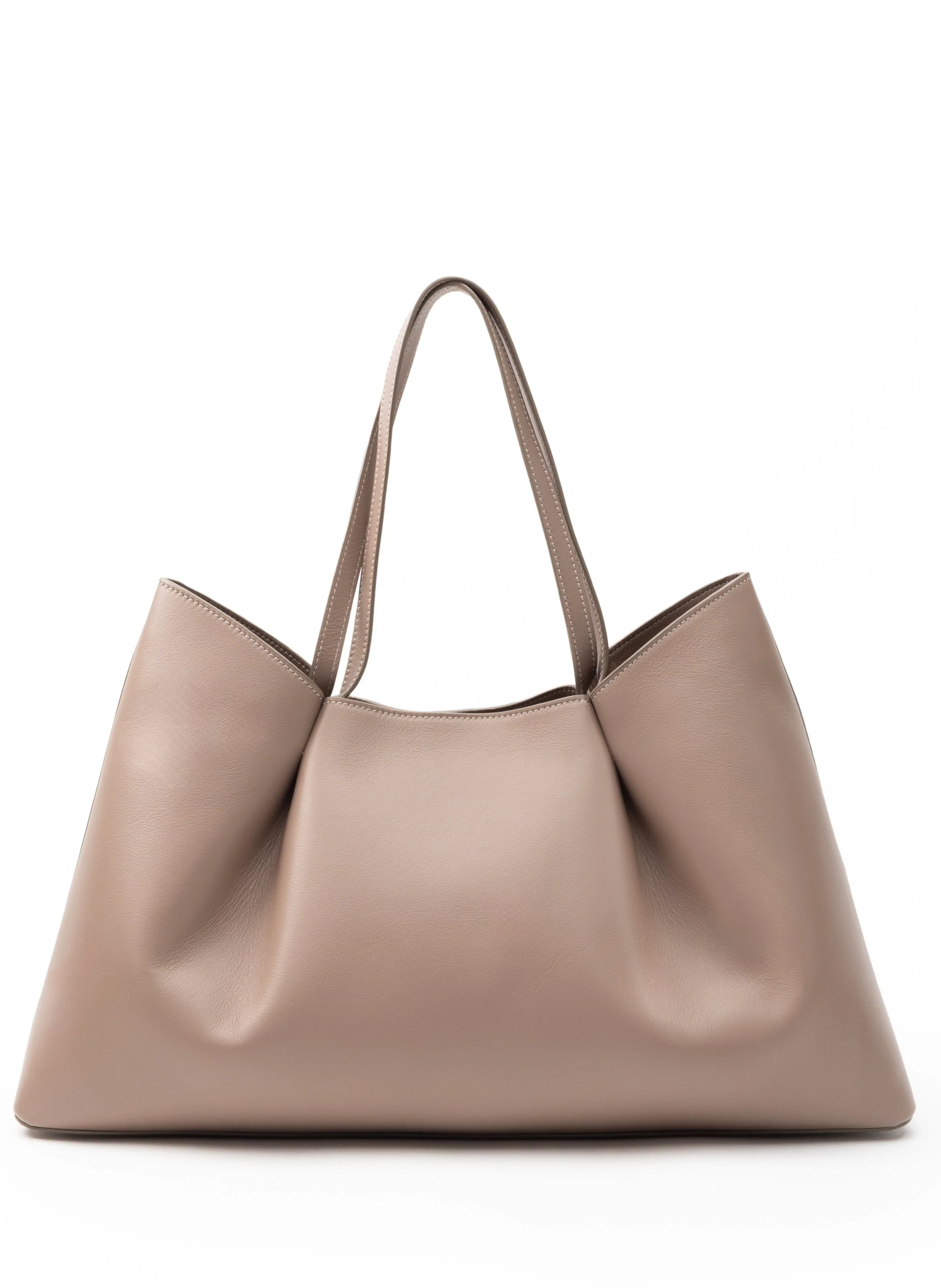 Dimple Tote Leather Acacia - 1