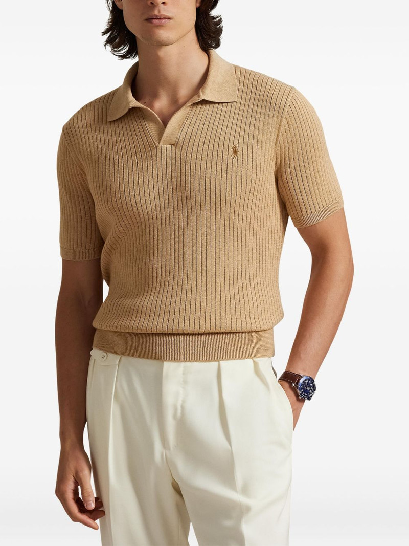 collared ribbed T-shirt 3