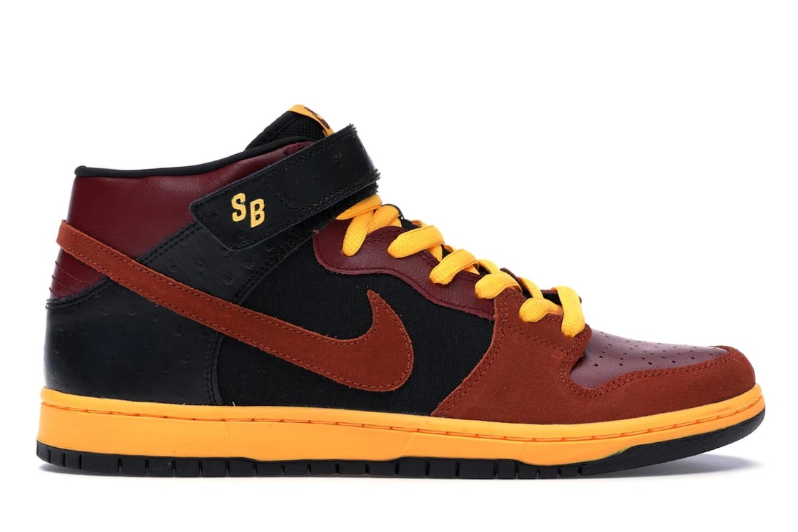 Nike SB Dunk Mid Ostrich Team Red - 1