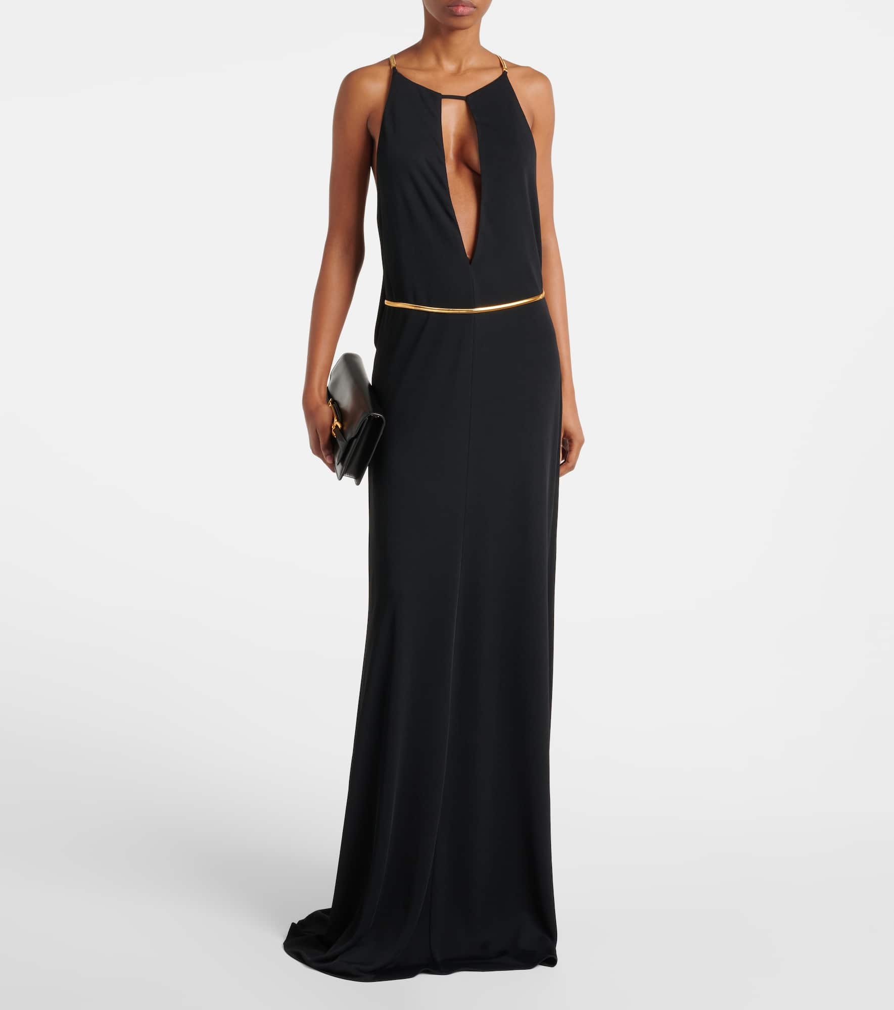 Cutout jersey gown - 2