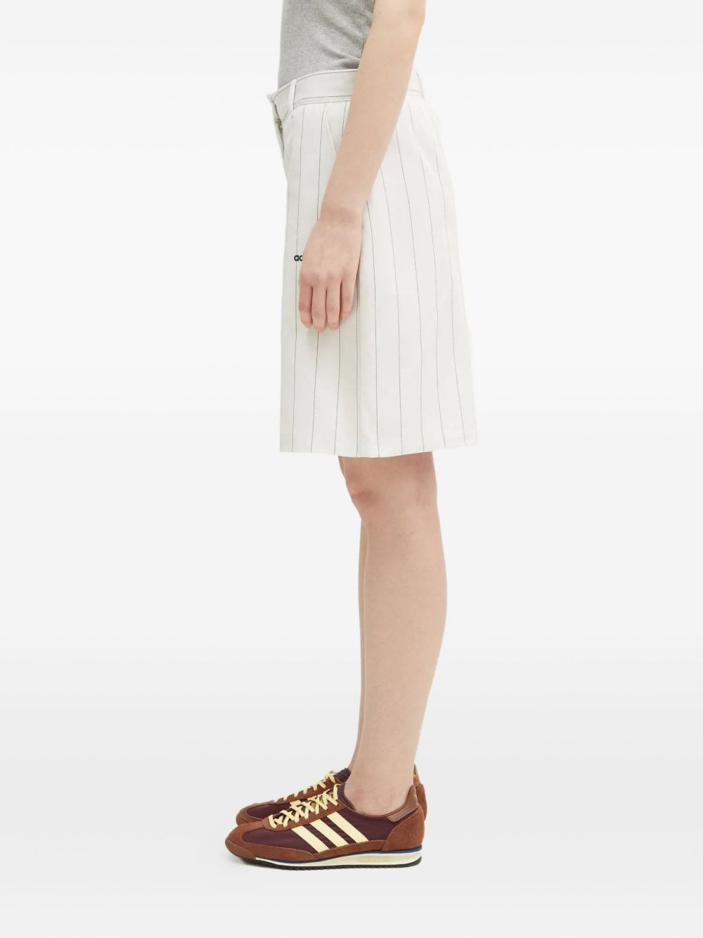 pinstripe shorts - 3
