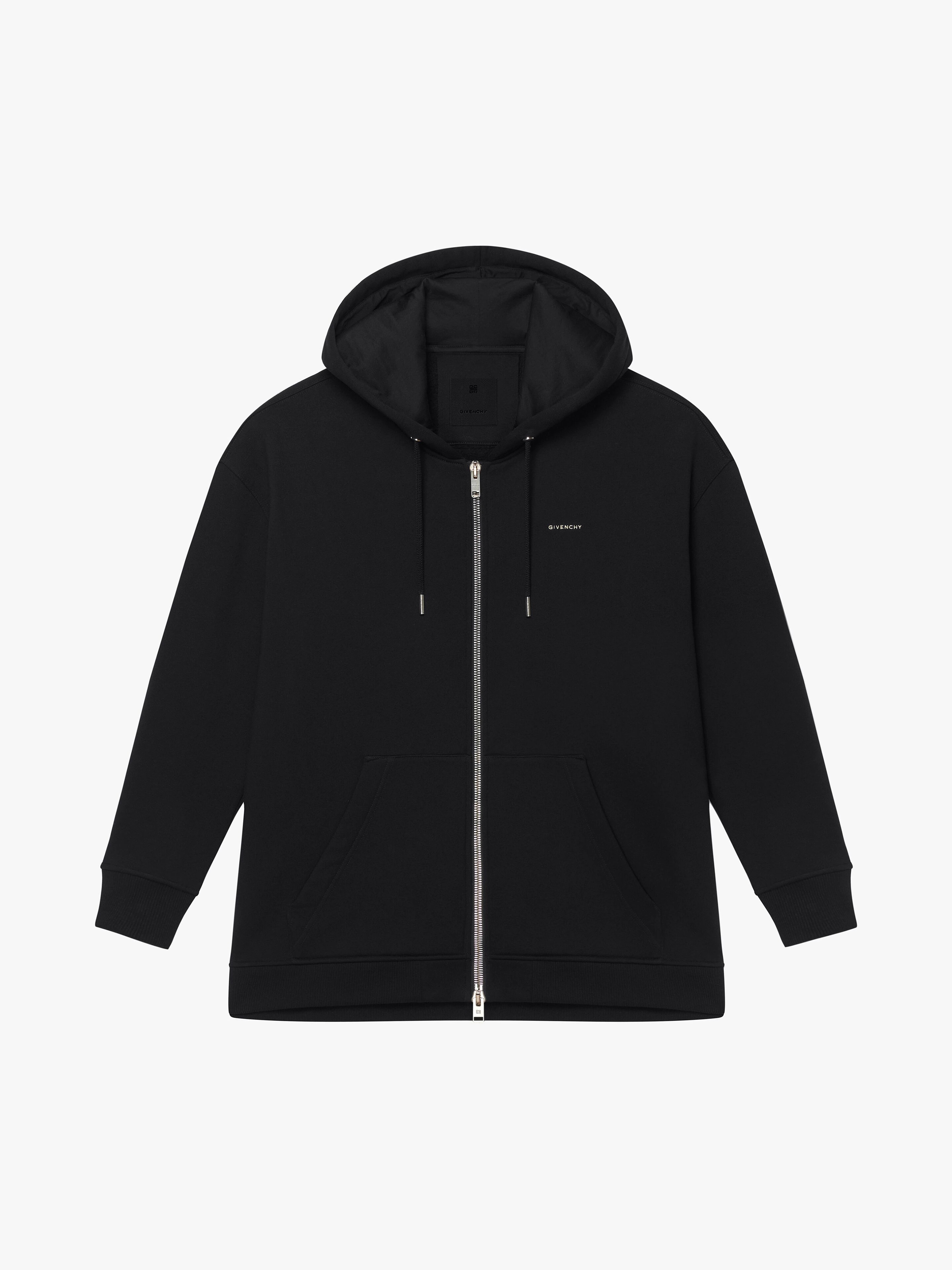 OVERSIZED HOODIE IN FELPA WITH REAPER PATCH - 1