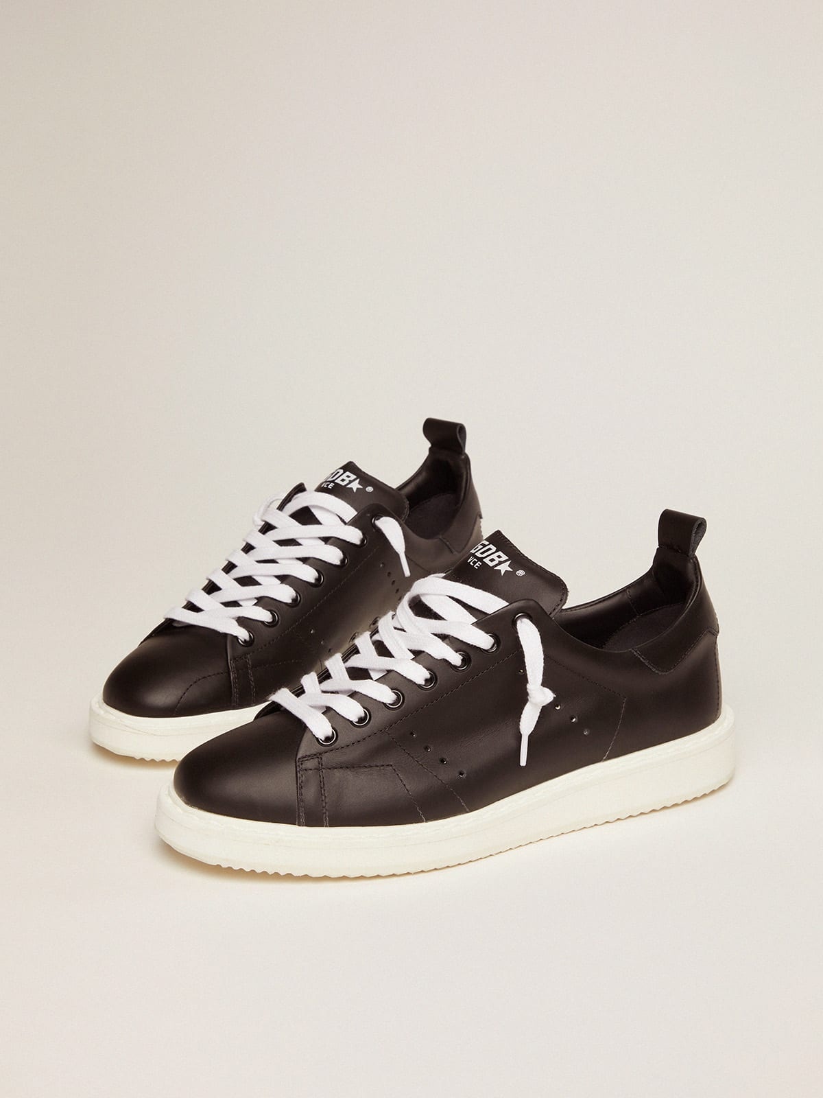 Starter sneakers in total black leather - 2