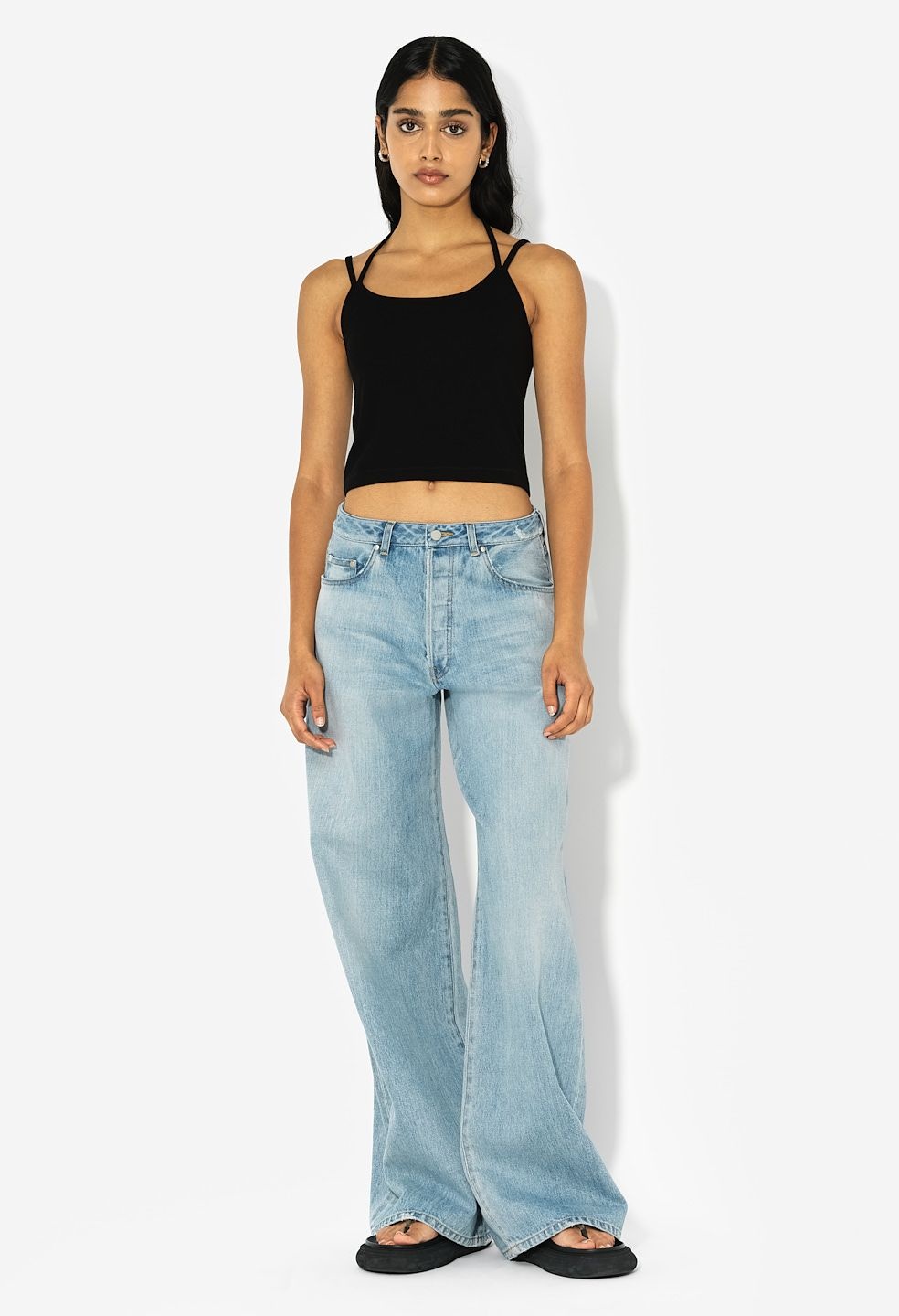 GEMINI RIB HALTER CAMI - 2