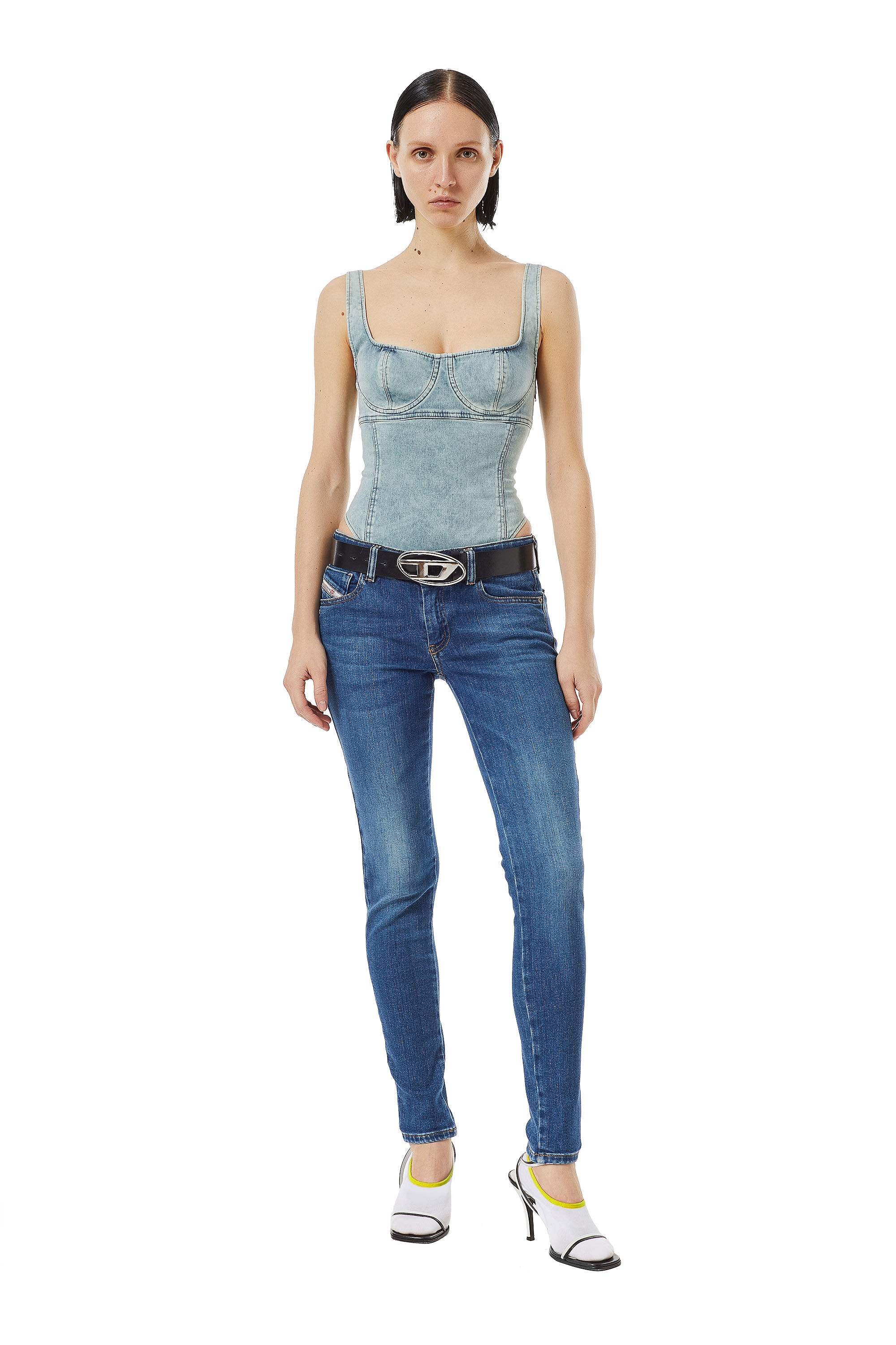 2018 SLANDY LOW 09C21 SUPER SKINNY JEANS - 2