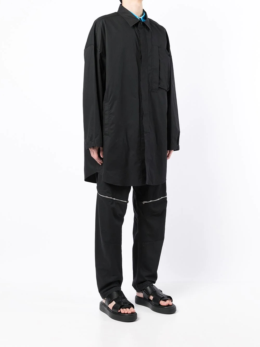 oversize long shirt - 3