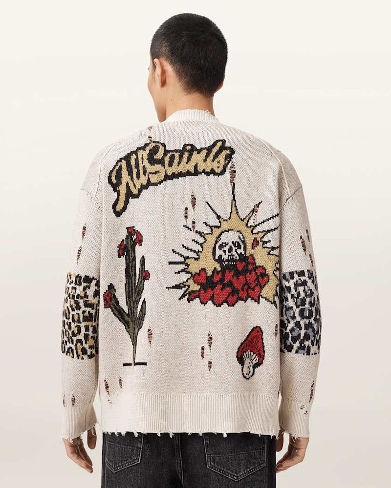 FOXX JACQUARD OVERSIZED CARDIGAN 8