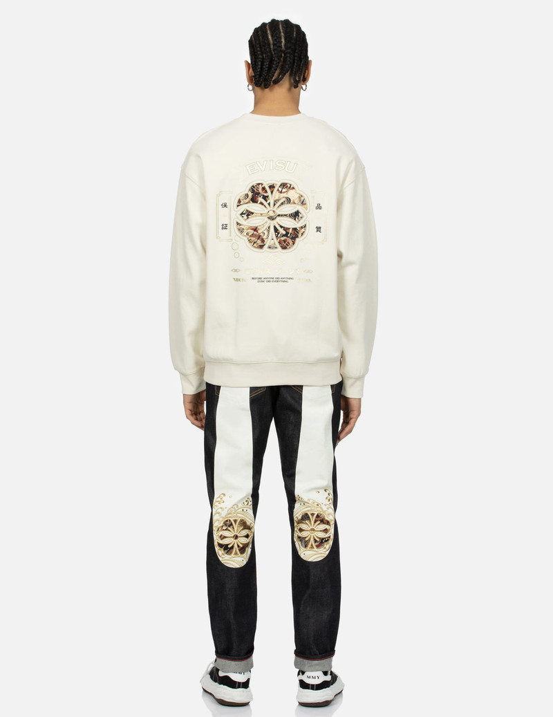 KAMON BROCADE APPLIQUE DAICOCK CARROT-FIT JEANS #2017 5