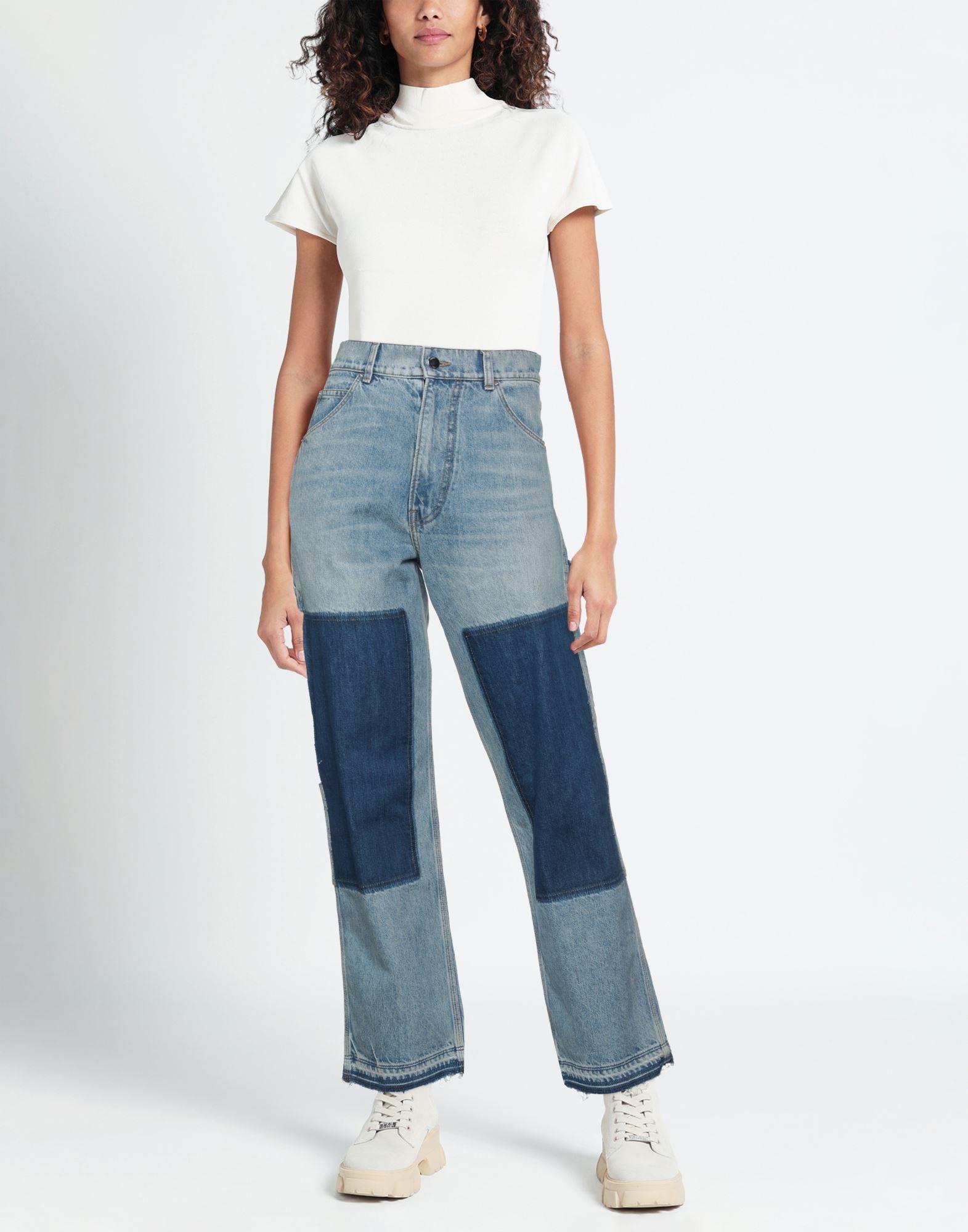 Blue Women's Denim Pants - 2