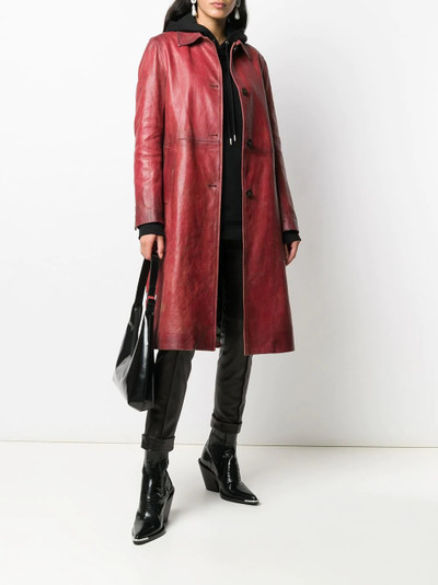 Golden Goose leather coat outlook