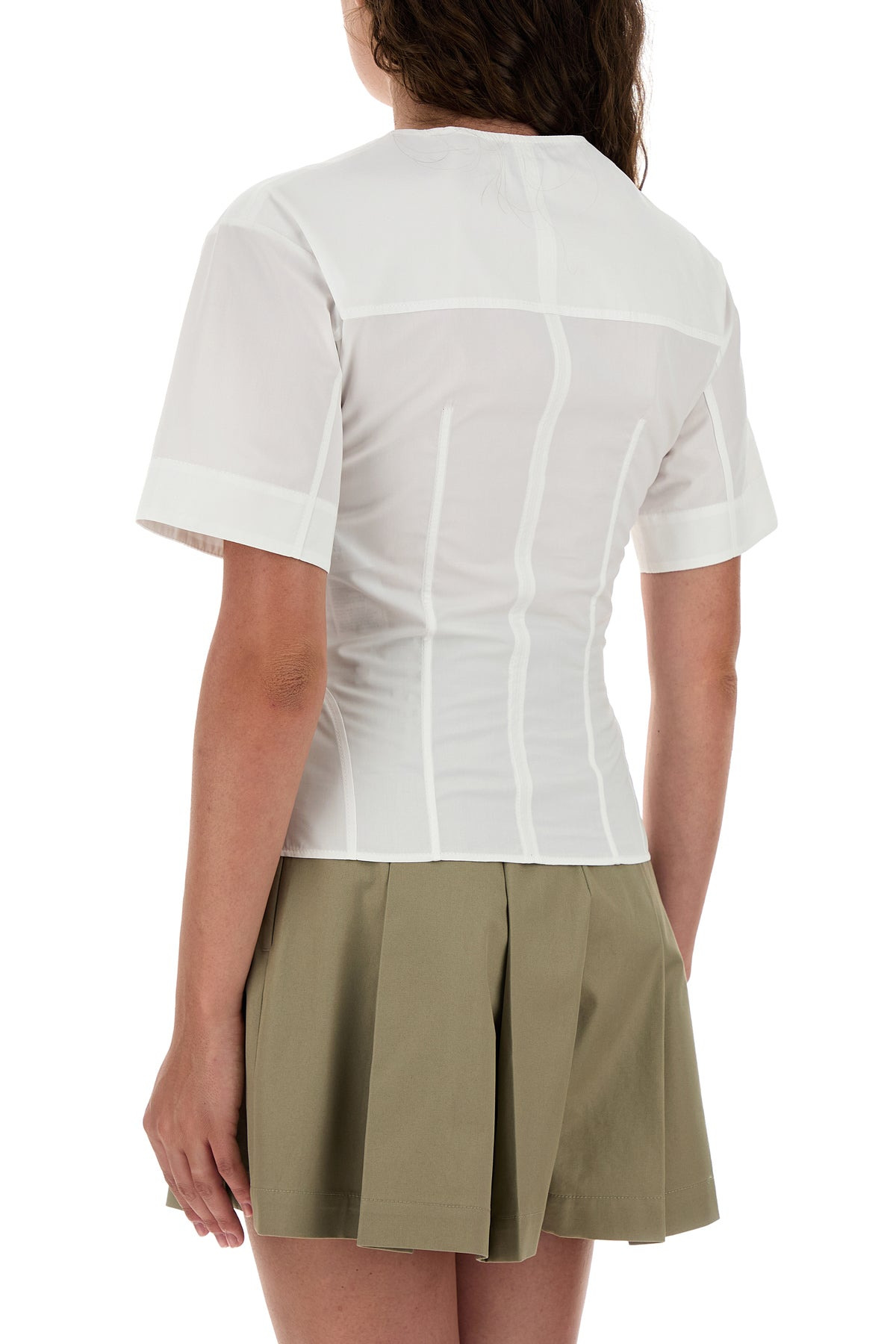 White poplin shirt - 4