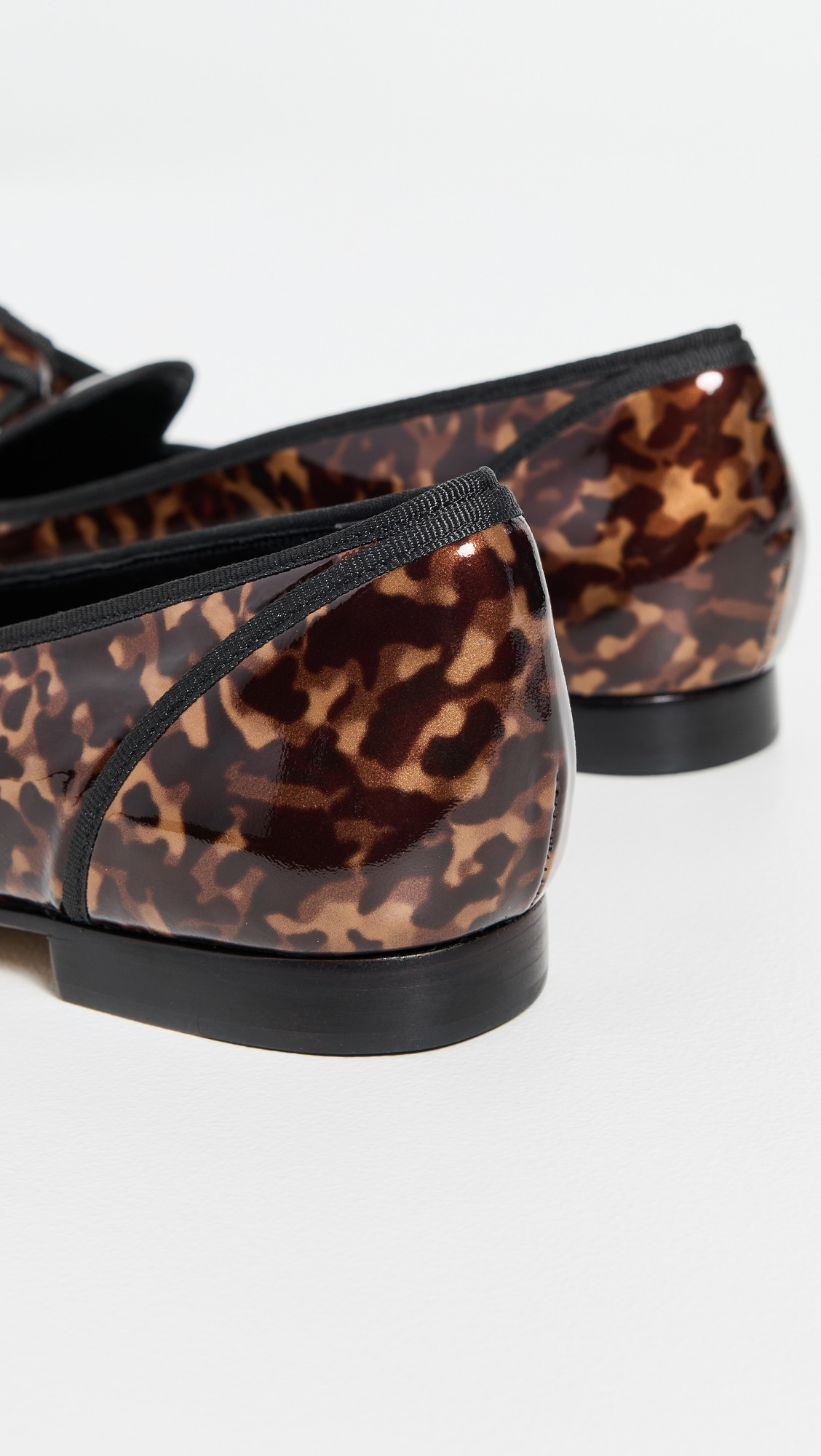 Grosgrain Tortoise Loafers - 3