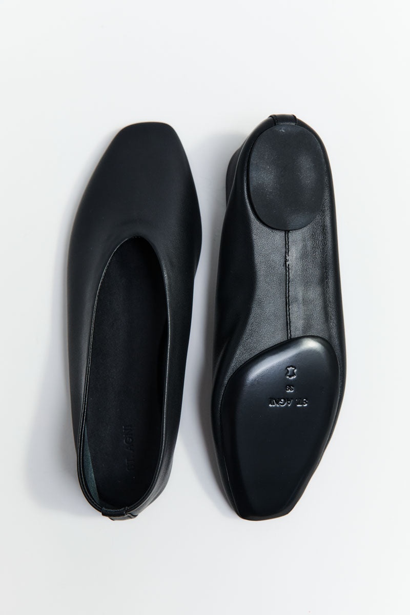 Soft Glove Ballet Flat - Black - 5