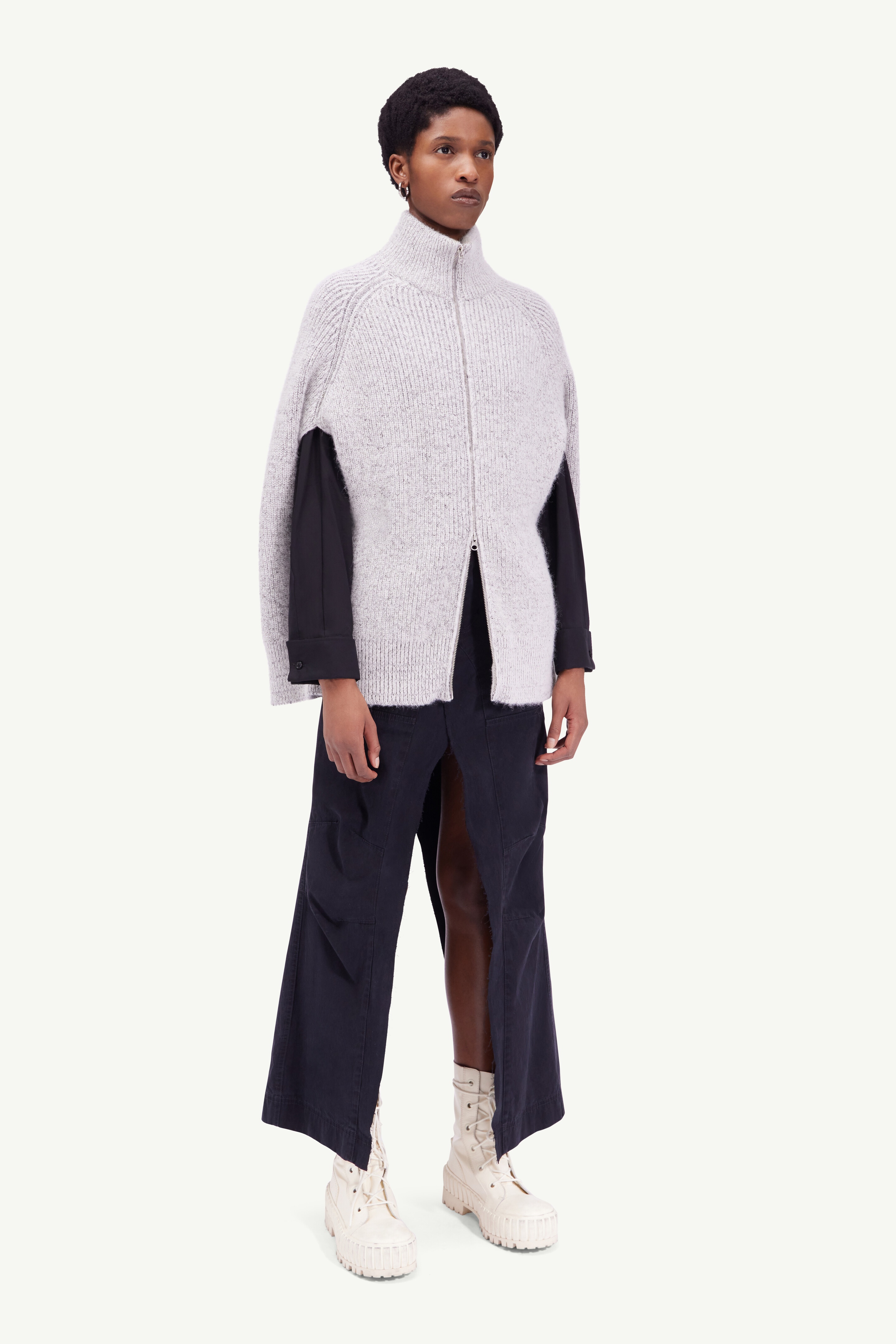 High-neck cape - 2