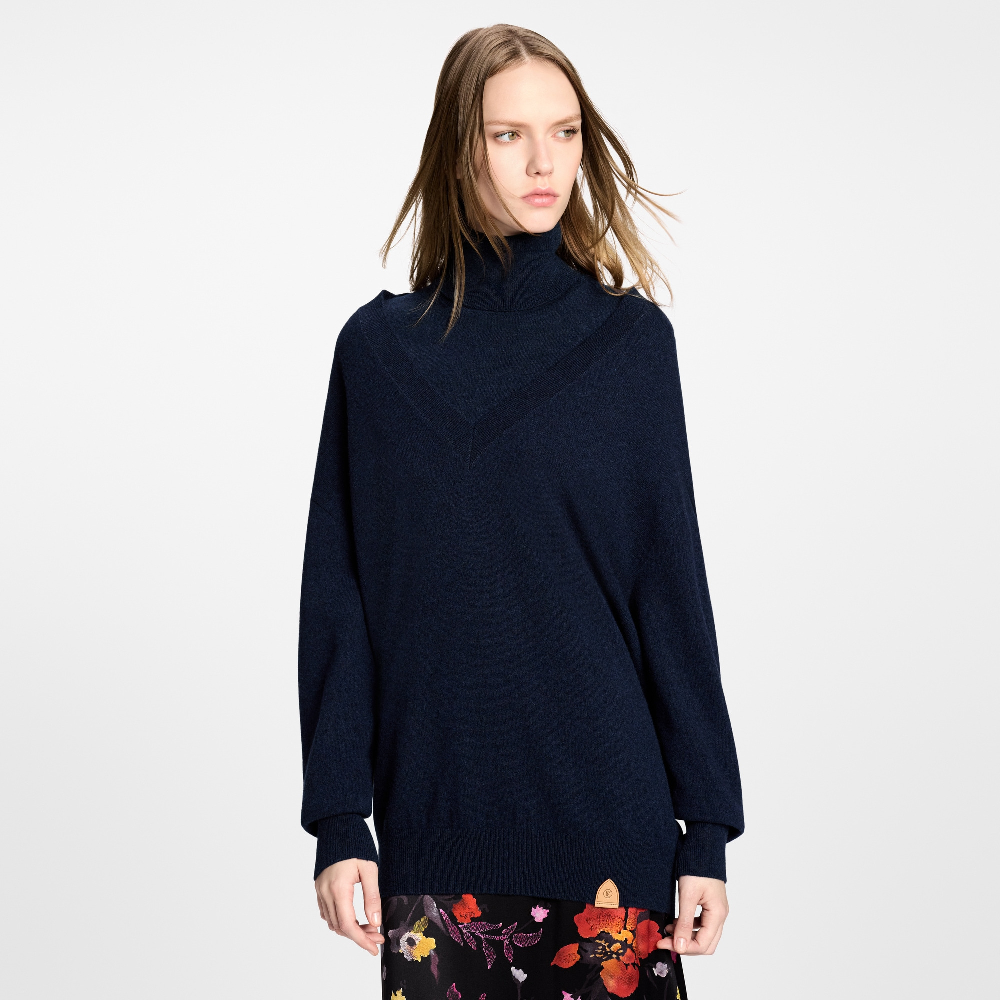 Cashmere Double Neck Pullover - 5