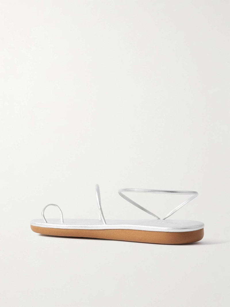 Kansiz faux leather sandals Silver 3
