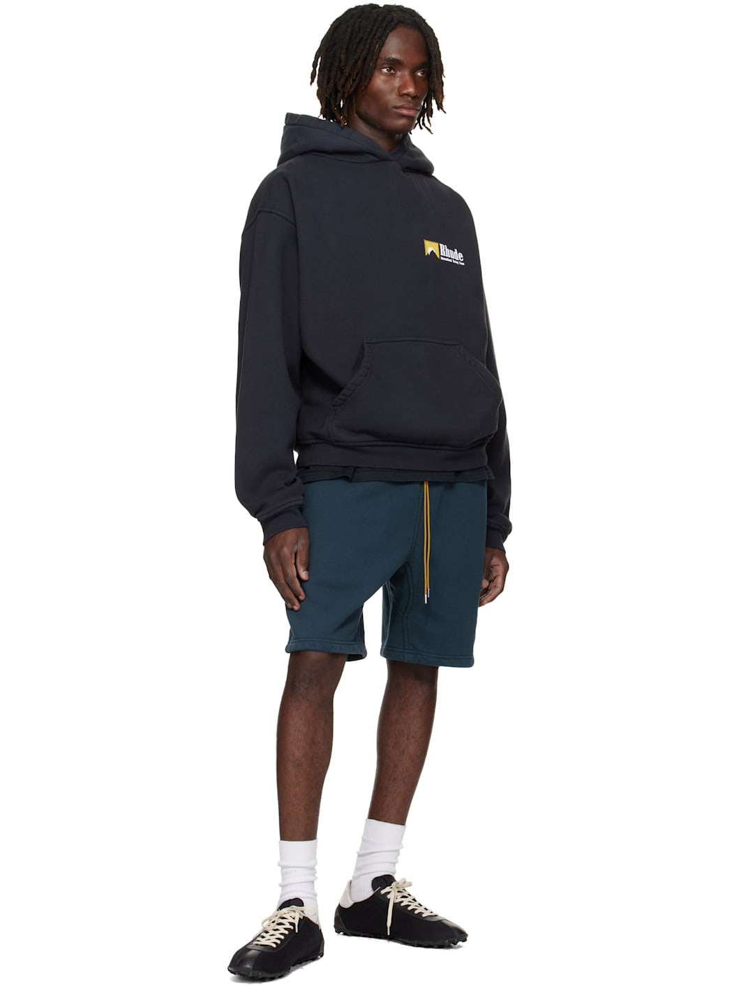 Black International Racing Logo Hoodie - 4