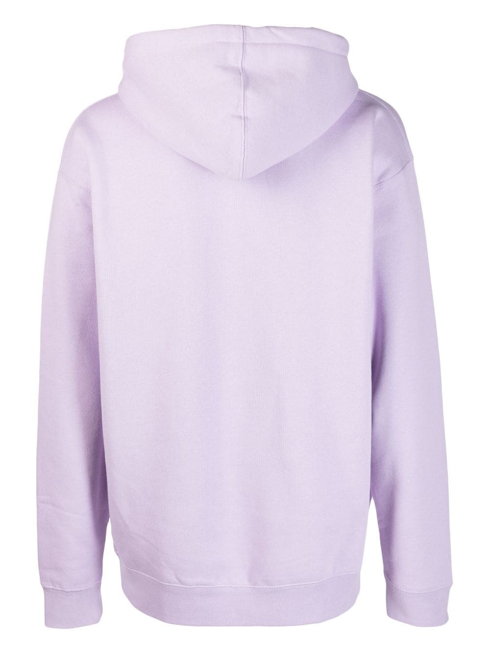 logo-print long-sleeved cotton hoodie - 2