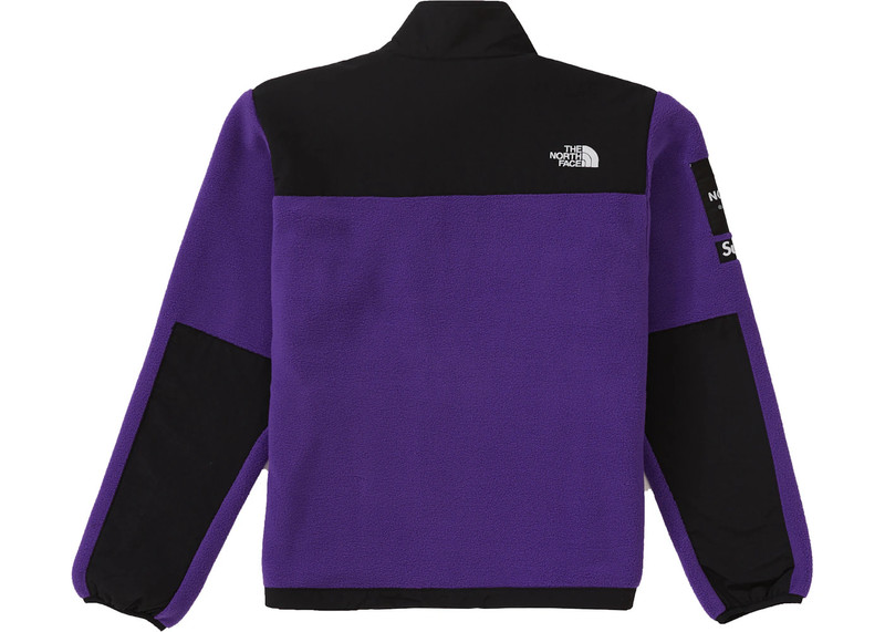 Supreme Supreme The North Face Arc Logo Denali Fleece Jacket Purple outlook