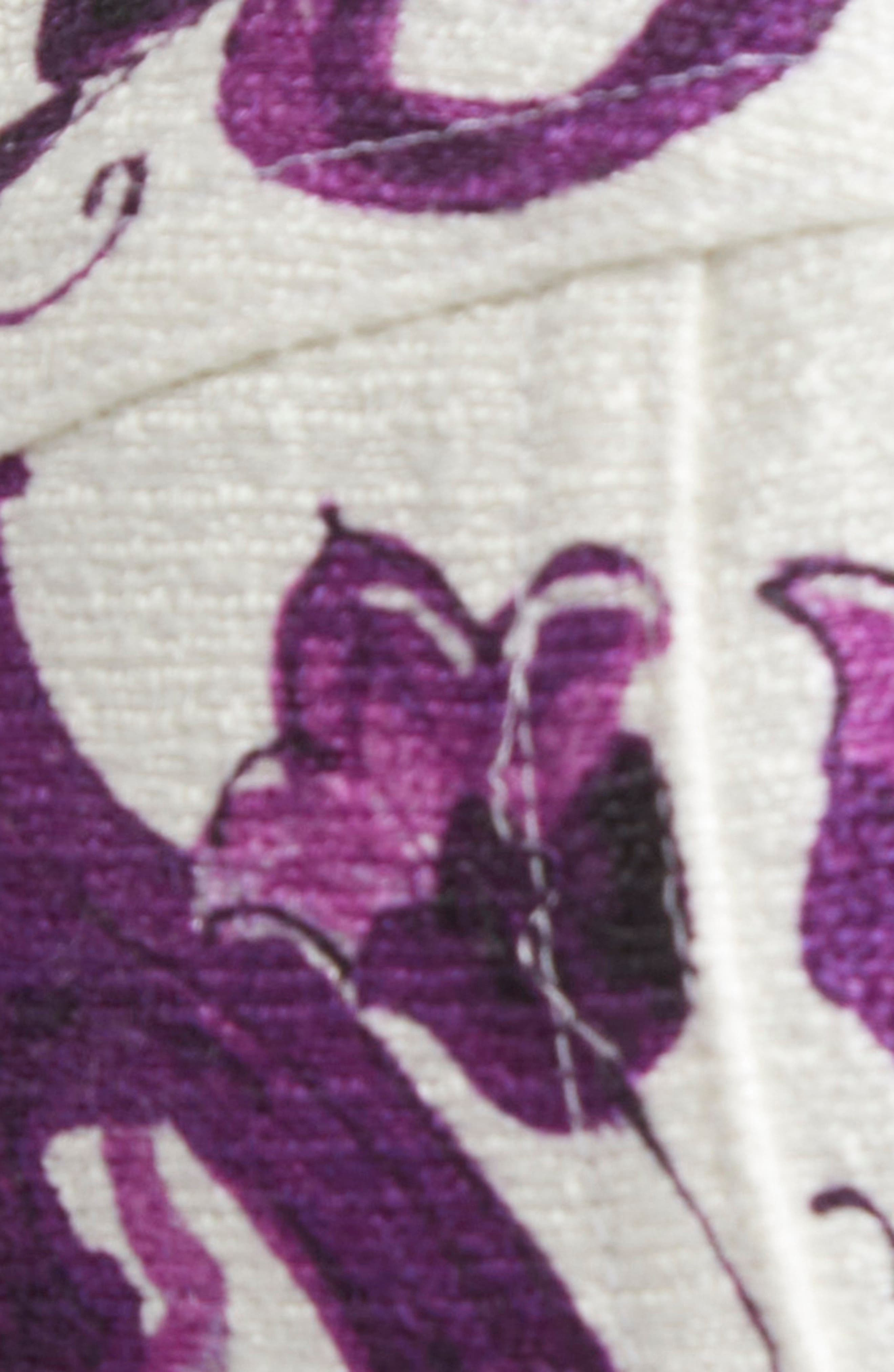 Dolce&Gabbana Majolica Print Bustier Top in Ip3Tn Mix Maiolica Viola at Nordstrom - 6