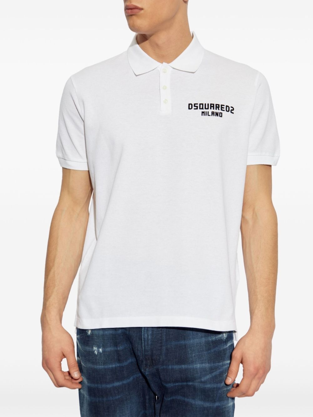 cotton polo shirt - 3