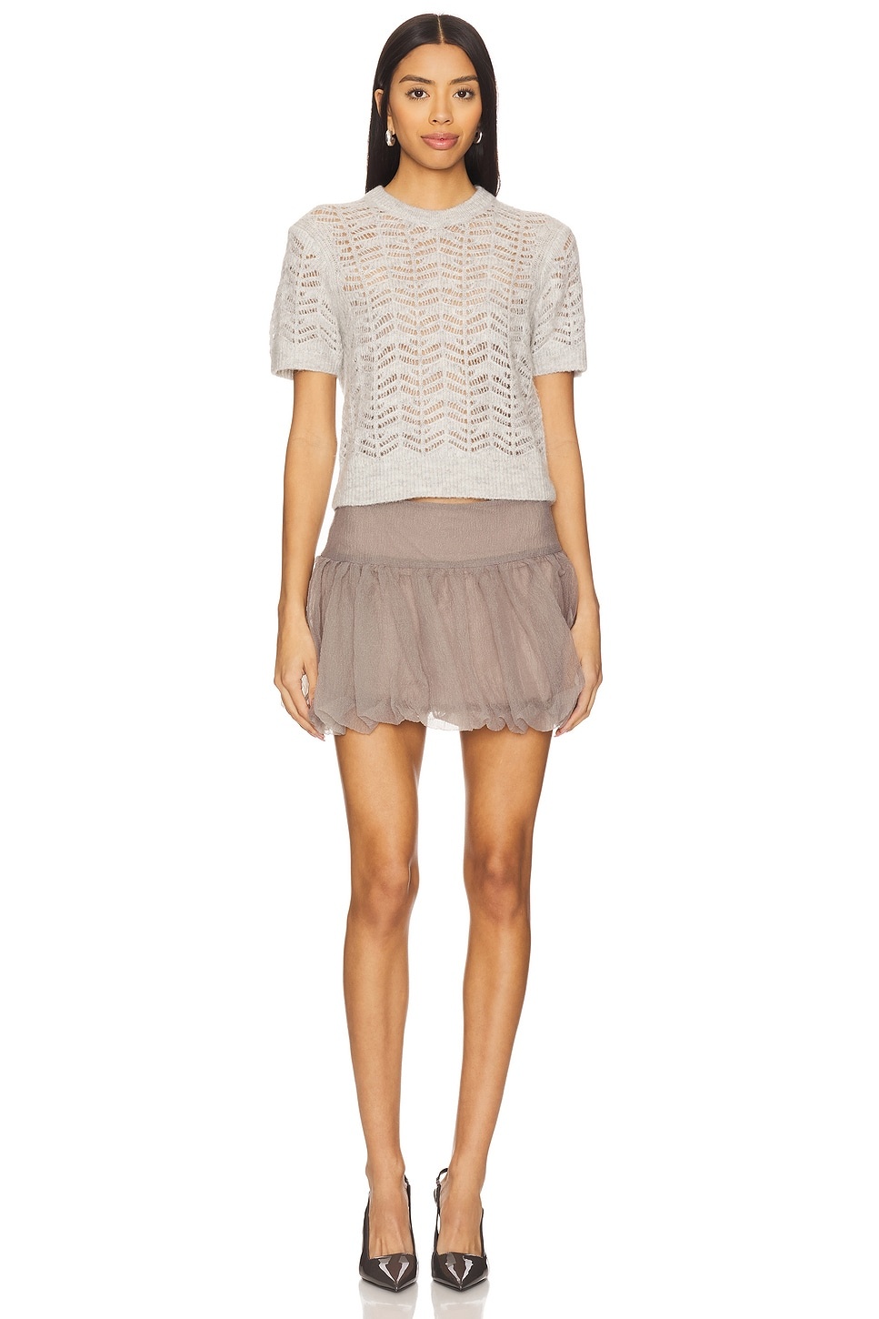 Beatrice Balloon Mini Skirt - 5