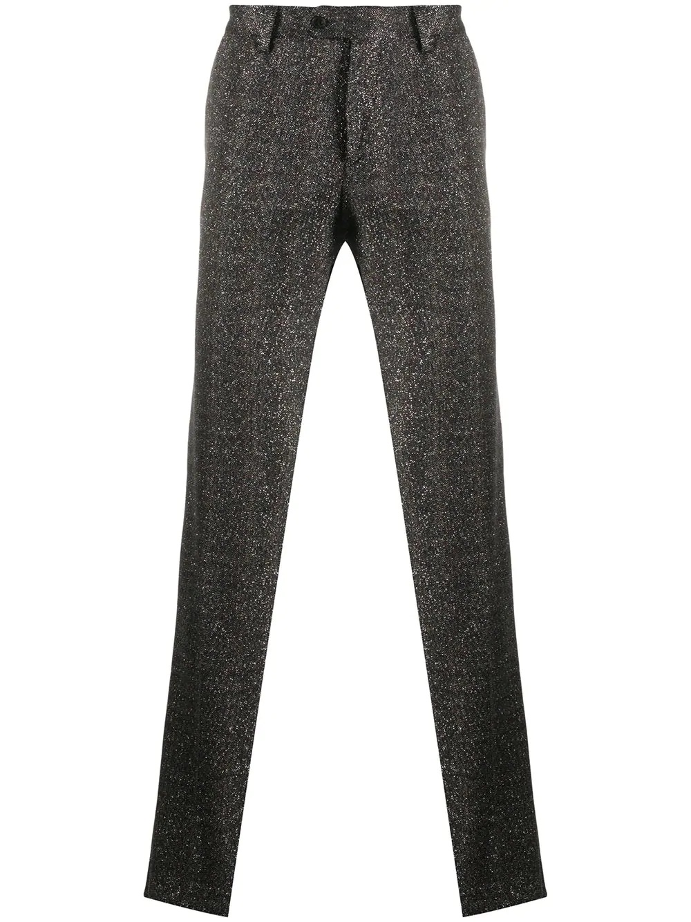 wool knit tailored trousers - 1