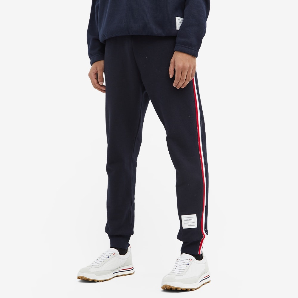 Thom Browne Tricolour Stripe Sweat Pant - 4