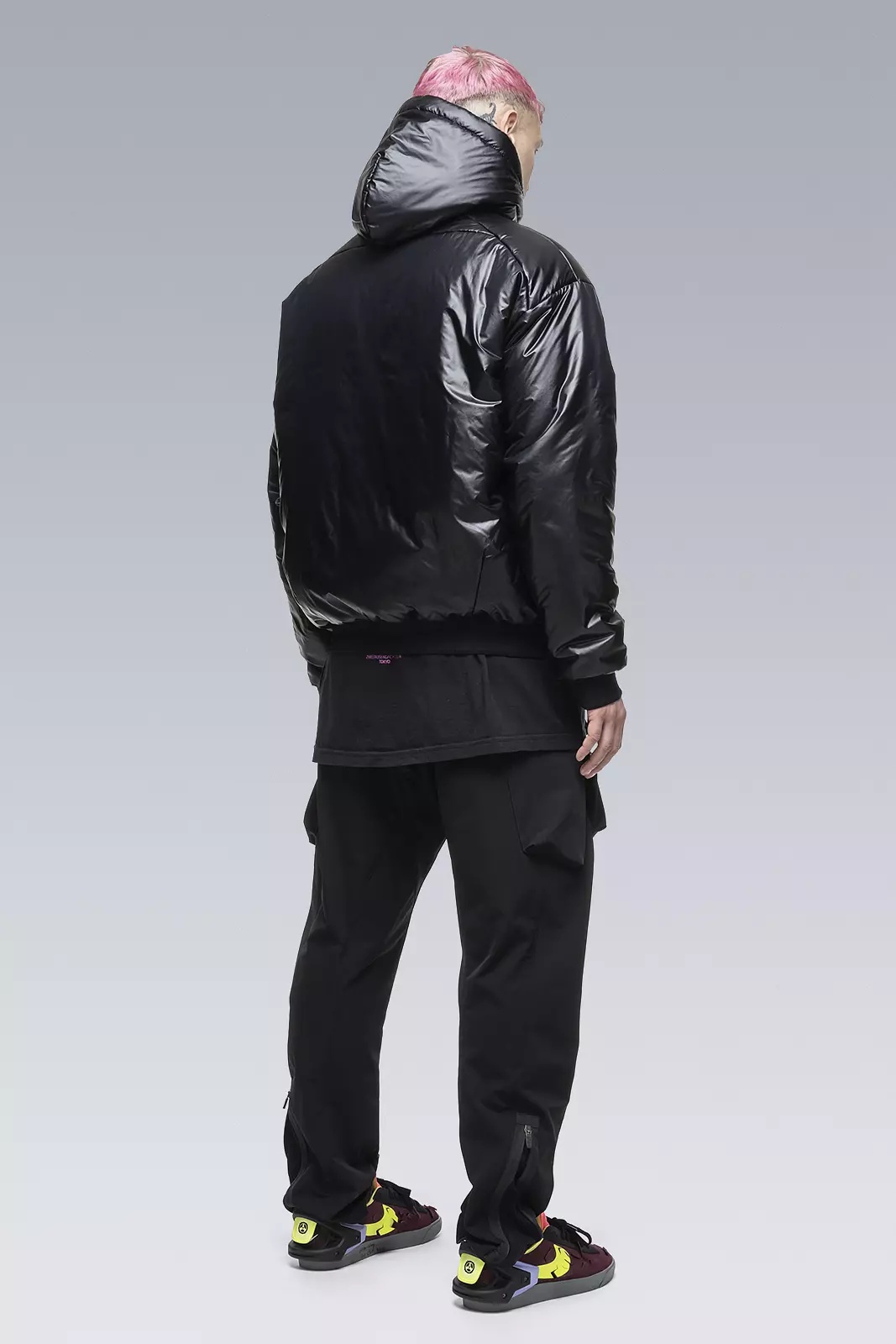 S31-PX HD Nylon PrimaLoft® Insulated Hooded Jacket Black - 3