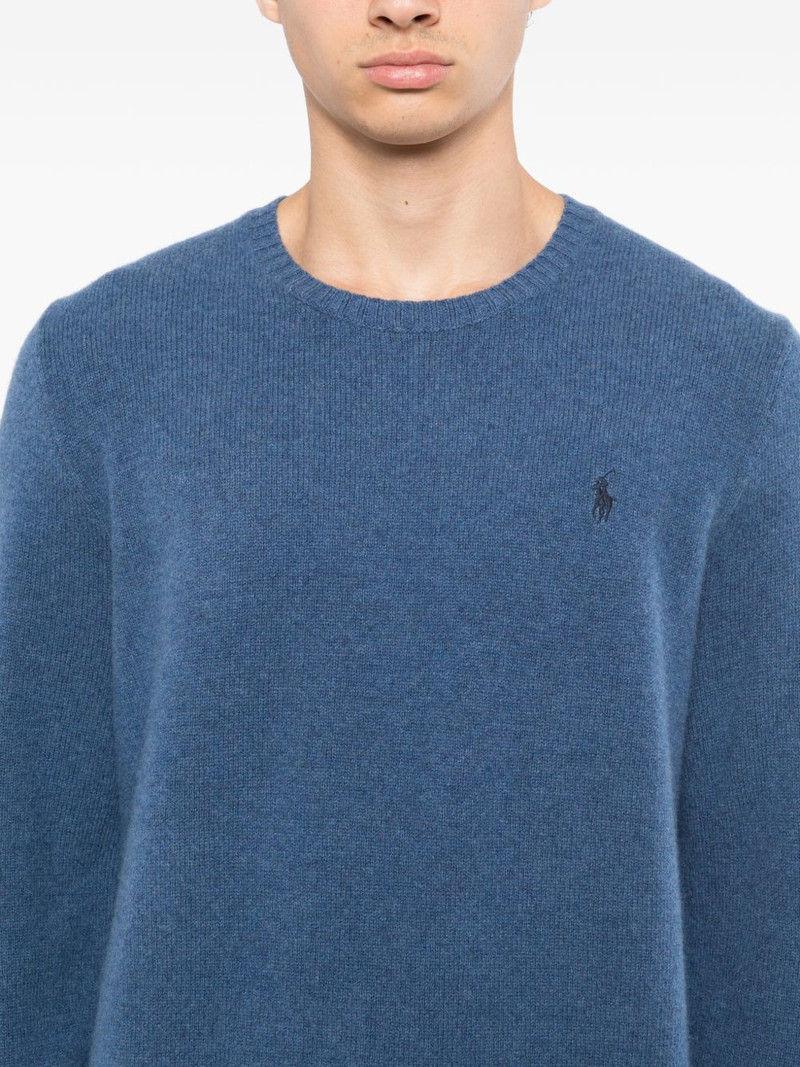 blue logo sweater 5